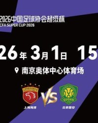 爱游戏体育官方网站-2026超级杯将在南京打响！球票正式开售，冠军花落谁家？